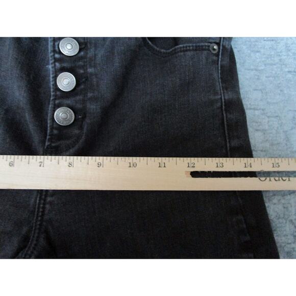 Abercrombie & Fitch Jeans Womens 2/26 Black Skinny Ankle High Rise Denim Capsule - Picture 6 of 11